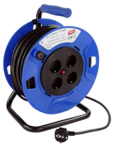 Tayg 777608 Kabeltrommel 50m, Blau/Schwarz