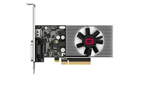 Gainward 426018336-4085 GeForce GT 1030 2GB GDDR4 Grafikkarte - Grafikkarten (GeForce GT 1030, 2 GB, GDDR4, 64 Bit, 1050 MHz, PCI Express 3.0), Schwarz, Grau