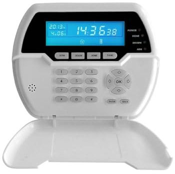 Mach Power Tastiera Wireless Allarme Casa Smart Bidirezionale 75m LCD Codifica Automatica Sistema Antifurto Sicurezza Inserimento Disinserimento (AS-WKIP-037)