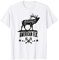 Amerikanischer Elch! Wapiti-Jäger T-Shirt