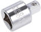 sourcing map 3/8 Inch Drive (F) x 1/4 Inch (M) Socket Reducer, Female to Male