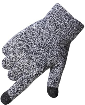 LIOOBO Screen Touch Handschuhe gestrickte warme Handschuhe Winter verdicken für männer Winter Training Laufen ski