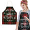 Delantal Cocina Navidad Jingle Bells Mandil Adulto Cocinero Barbacoa Hornear Jardinería Restaurante Hotel Hogar Mujer Hombre