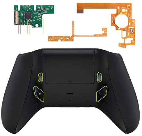 eXtremeRate Lofty Remap Kit avec Trigger Stop pour Xbox One S/X Manette, Coque Arrière avec Boutons Redessinés pour Xbox One S/X Manette (Modèle 1708)-Noir