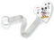 NUK Schnullerkette und Clip | für Schnullerringe | robust und bruchsicher | Disney Mickey Mouse