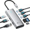 SETMSPACE Docking Station USB C, 8 en 1, para portátil, Tableta y teléfono, Hub con HDMI 4K 60Hz, Ethernet 1000M, PD 100W, Puerto USB 3.0, Lector de Tarjetas SD/Micro SD