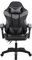 Panana Gaming Racing Chair Ergonomic Padded Armrests Gas Lift Adjustable Reclining Chair (Grey)