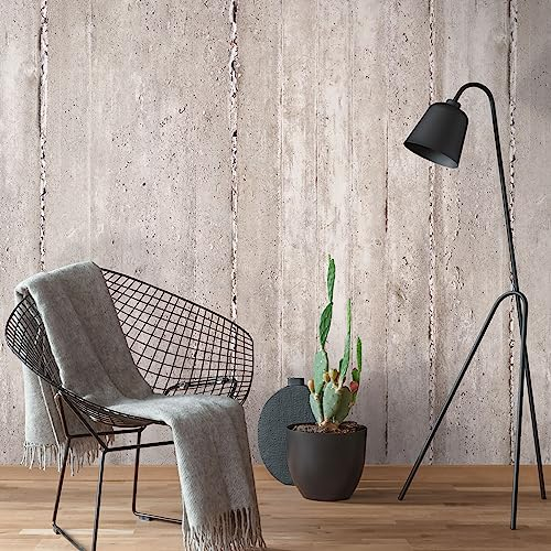 A.S. Création Livingwalls Vliestapete - Tapete Betonoptik in Creme und Grau - Wandtapete für verschiedene Räume - Wandbild XXL 2,80 m x 1,59 m