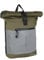 New Rebels Bowie New York Olivgrün 21L Rucksack Rolltop Reflektion Wasserabweisend Laptop 15.6