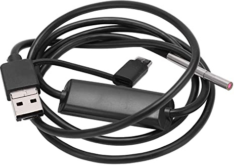3.9mm Endoscope Inspection Camera AN100-3.9 720P HD IP67 Waterproof 6 Adjustable LED Lights 1m Soft Cord Type-C USB for Android PC