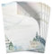 Einladungskarten Manufaktur Hamburg 50 Blatt Briefpapier (A4) | Winterlandschaft Winter Eisbären | Weihnachten Weihnachtspapier | edles Design Papier | beidseitig bedruckt | Bastelpapier | 90 g/m²