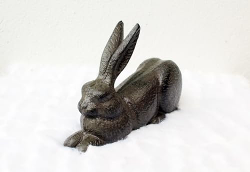 Gartenfigur Liegender Hase