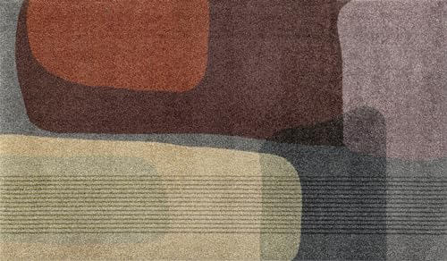 wash+dry Fußmatte, Arcadia 70x120cm, innen und außen, waschbar, randlos, bunt
