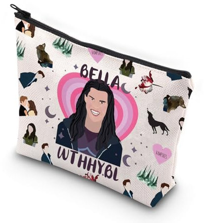 Twwilight inspirierte Make-up-Tasche, Vampir-Film, Bella-Fans, Geschenk, Vampir-Liebhaber, Kosmetiktasche, Bella Wthhybl 1uk, modisch