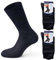 Pezzini 2/6/12 Paia di Calze Corte Sanitarie a Coste Filo di Scozia Uomo 100% Made in Italy - Calzini Sanitari in Cotone Anallergico - Senza Elastico per Diabetici o Personale Sanitario (2Blu, 39-41)
