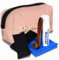 Shank Juice Clean Kit for Golf Shoes and Accessories - 6-item Kit: No Rinse Foaming Cleaner, Brush, Cloth, Cedar Inserts, Crushed Apricot, One Size