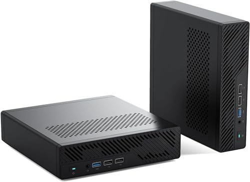 MINIS FORUM MS-01 Mini PC, Intel Core i9-13900H 8 Core/20 Thread Prozessor bis zu 5,4 GHz, DDR5/PCIE Port, Mini-Desktop-Computer, HDMI/2 x USB4, 10G SFP+ Port ×2,2,5G RJ45x2