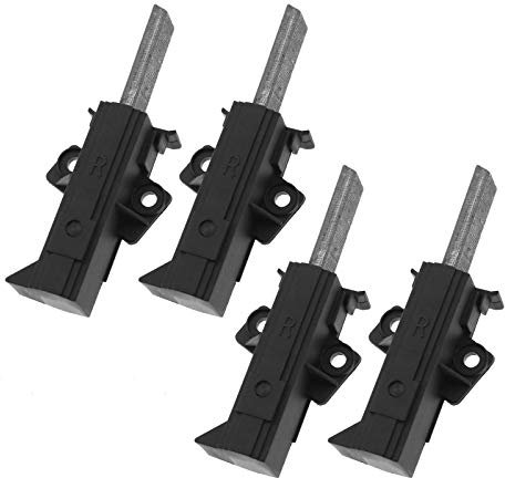 OTOTEC 4 Piezas Escobillas de Carbón para Motor de Lavadora (R) Compatibles con Quelle Compatibles con AEG 899645428356 Compatibles con Bosch Compatibles con Siemens 400602032