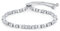 FLHEART Armband Silber Damen Edelstahl - Verstellbare Silbernes Kugelarmband mit Runden und Eckigen Bead, Silber Armbänder mit Herzverschluss, Geburtstag Geschenke Schmuck für Frauen Mädchen Freundin