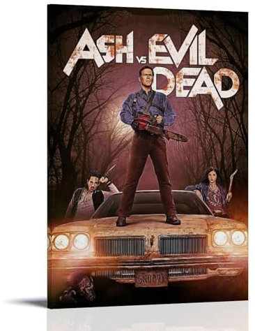 Ash Vs Evil Dead Fan Art Group Picture Poster Decorative Painting Canvas Wall Art Living Room Poster Bedroom Painting 20 x 30 Inch (50 x 75 cm)