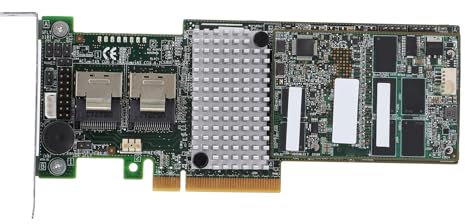 Caché de 1 GB 9270CV‑8I Controlador SAS de 2 Puertos Tarjeta de Expansión de Interfaz PCI Express X8 para Placa Base de Servidor, Diseñada para Brindar Velocidad, Flexibilidad y