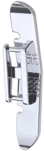 Schmaler Reißverschluss-Nähfuß 4125657-45 Kompatibel mit Husqvarna Viking Gruppe 1–8 Und D-Modellen Schmale Metall
