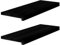 vidaXL Treppenstufen 2 STK. Dunkelbraun 70x25x2 cm Massivholz Eiche, Treppenstufe für Holztreppen, Treppenstufe Holz, Fenstersims, Treppenstufe Eiche