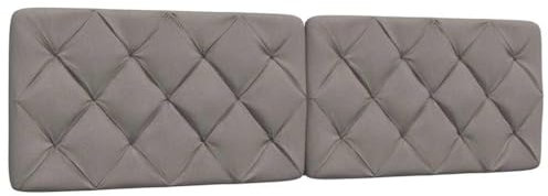 vidaXL Kopfteil-Kissen Taupe 180 cm Stoff, Kopfteilkissen, Kopfkissen, Lesekissen, Kopfteilpolster, Rückenkissen, Kissen-Kopfteil, Kopfteil Polster