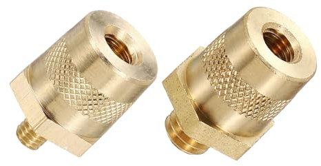 sourcing map M8 M6 Battery Terminal Charging Posts Positive or Negative Battery Terminal Connector Post Adapter Thread Stud 1 Pair