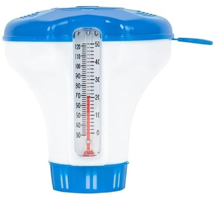 VirtuFit Flotteur de chlore pour piscine - Avec thermomètre