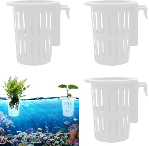 Huayeex Aquaponics Système de Croissance pour Aquarium, Pot de Aquatiques flottantes – Décorations Aquatiques pour Bassin, Culture hydroponique aquaponique