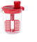 Eggbeater Mixer with Effective Filtration and Measurement Features for Culinary Excellence (Red)