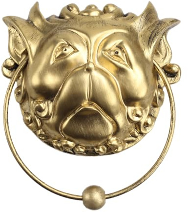 3D Labyrinth Front Door Knocker,Resin Vintage 3D Lion Face Door Knob Handle for Outdoor Wall Hanging Home Decor