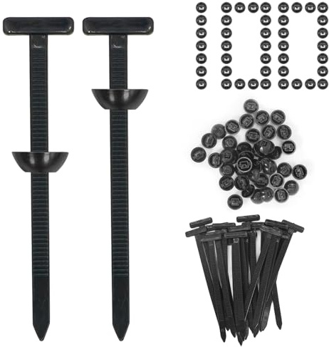 100 pcs 90mm Nylon Universal Cable Tie Buckle,Heavy Duty Self-Locking Zip | with Pin & Button Design Multipurpose Universal Zip Tie Tool for Quick Fastening, Automotive Repair and Daily Use