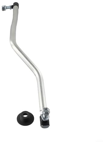 Barre de direction réglable gauche et droite en acier pour tracteur de pelouse Craftsman compatible avec 532194740 532194741 pour une performance de direction améliorée (gauche)
