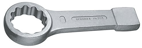 GEDORE Schlag-Ringschlüssel 30 mm, Hochpräzise Schlüsselweite, Robust für Industrie & Handwerk, Made in Germany - 30mm