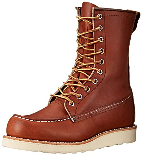 Red Wing Shoes MOC TOE 8 Inch Schnürstiefel Work Boots (in verschiedenen Farben), oro-legacy, 43 EU / 10 US