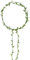 SANWOOD Haarkranz Blumenkranz Blumenschmuck Blumen Krone Hochzeit (Weiß)