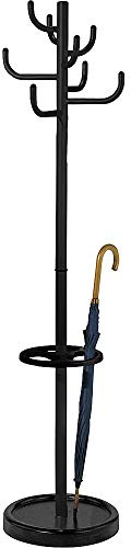 kerkmann 6097 Garderobenständer sierra, 8 Haken, schwarz