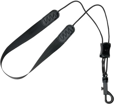 Pro-Tec NA311P 20 Nylon Saxophone Neck Strap with Plastic Swivel Snap Black Junior