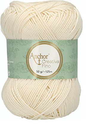 Anchor Creativa Fino, Thickness: 4, Packaging: 50G, Running Length: 125M 926 Crochet Threads
