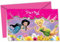 6 Einladungen Fairies Springtime