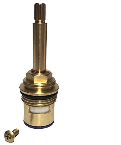 Tap Magician Replacement Ceramic BSP 3/4 On Off Flow Control Cartridge Valve Long Tall Stem Shower 84mm height (Anti-clockwise to Open)