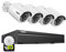 SANNCE PoE 8CH NVR 4K HD Kit di Videosorveglianza,3MP 4 IP Telecamera di Sicurezza con Sistema di Videosorveglianza LED,EXIR Visione Notturna Fino a 30m-1TB HDD