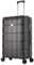 ATX Luggage Suitcase Large on 4 Dual Spinner Wheels Super Lightweight ABS Hard Shell Hold Check in with Built-in TSA Lock (Gun Metal Grey, 110 Liter)
