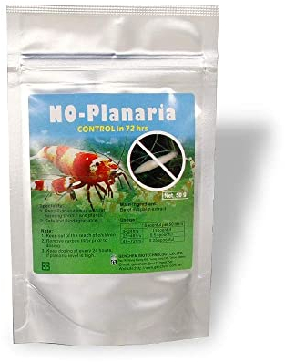 FishAquatics Genchem No Planaria 50g Shrimp Safe Planaria Hydra Killer