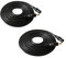2pcs/Pack schwarz 3m/9.84ft DC Verlängerungskabel 5.5 mm x 2.1 mm DC Anschlusskabel DC/Gleichstrom Verbinderkabel DC Verteiler Männlich zu Weiblich Verbinder für Netzteil, LED