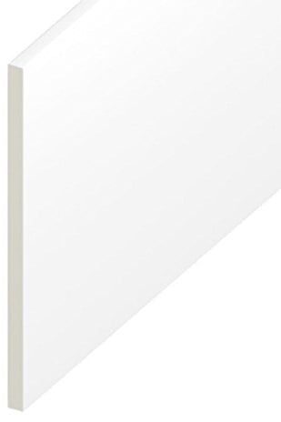 Upvc Flat Plastic Board White Gloss - 150mm Wide x 2 Metres Long