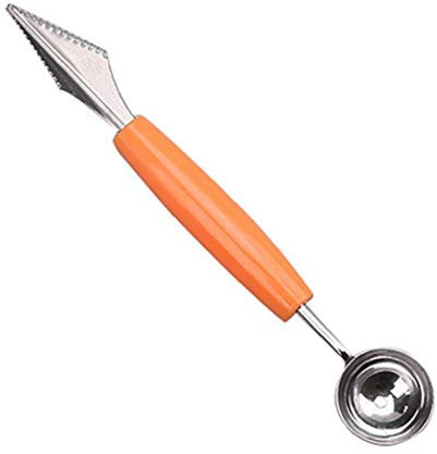 AMOYER Frucht-Kugel Tranchiermesser Obst Scoop Melon Digger Baller 2in1 Dual-Head Für Kartoffel Kiwi Water