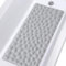 YOLIFE Non Slip Bathtub Mat Soft Rubber Tub Mat Extra Long Bath Mats Comfortable Feet Feeling Bathroom Cushion Bathmat with Strong Suction Cups (40×80CM, A-Grey)